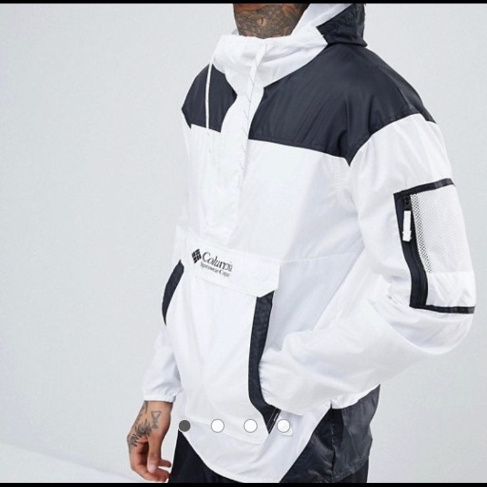 COLUMBIA PACKABLE PULLOVER - WHITE